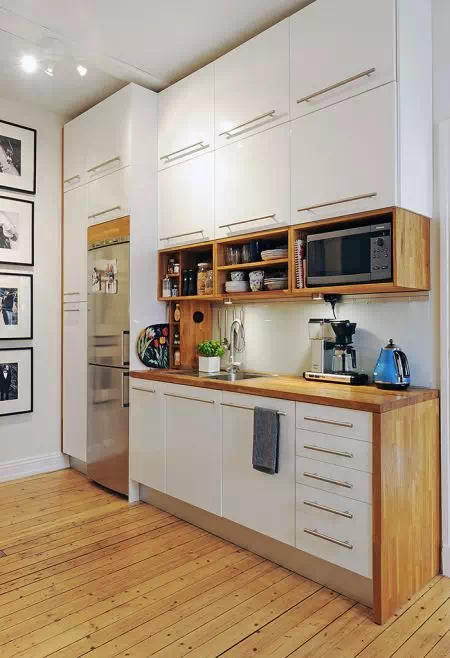 让空间变大的橱柜设计,最实用的的厨房布局